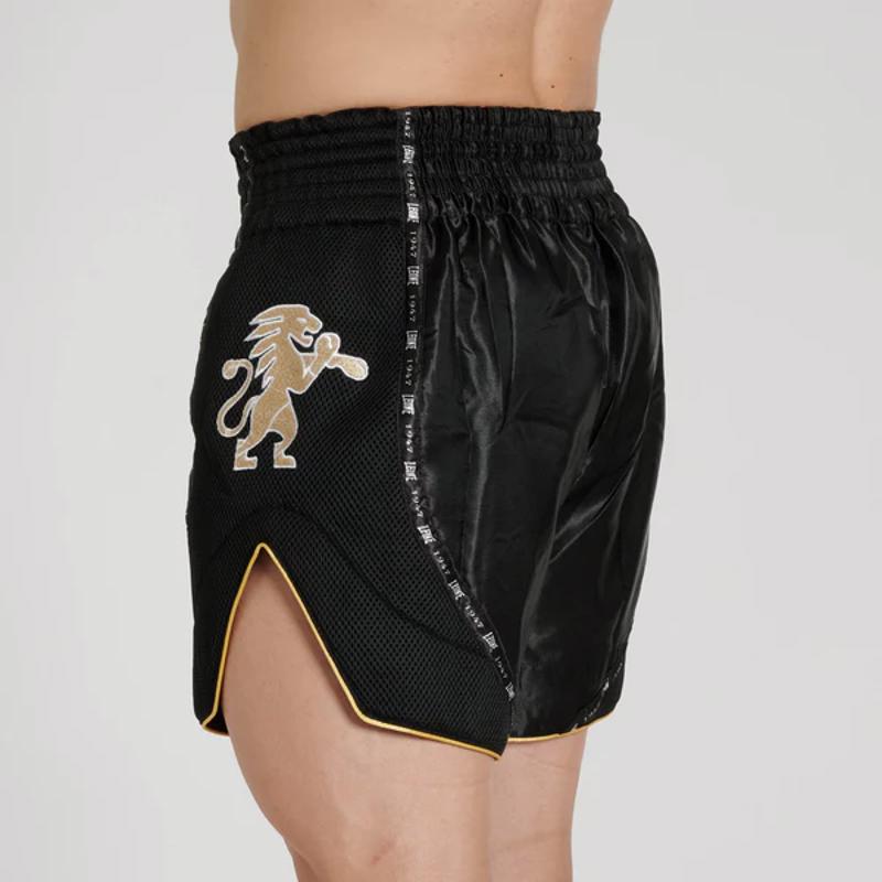 Leone CLASSIC thai/kick FIGHT SHORTS-blACK